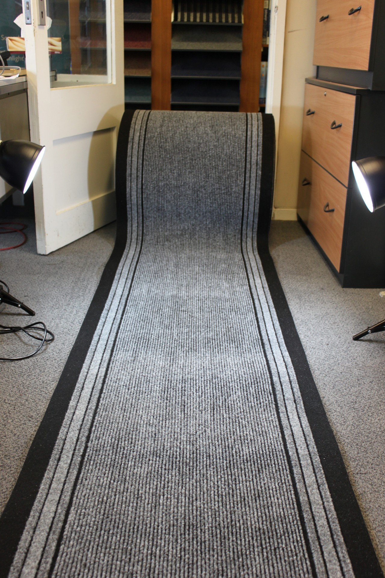 Buy Long Hallway Entrance Runner Mat Grey Wind At 30 24 Coir