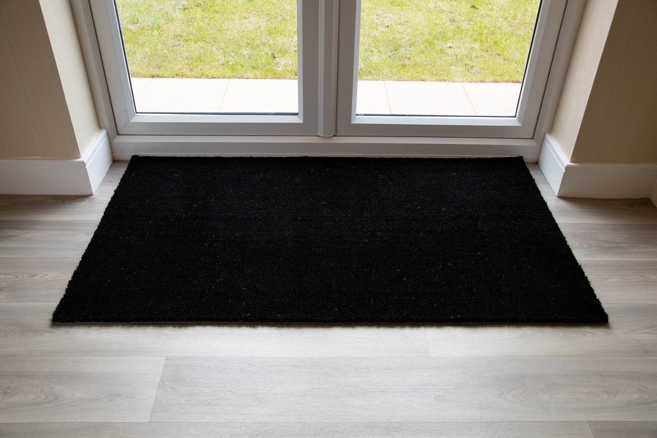 Buy 17mm Black Coir Entrance Mat Made To Measure At 42 00 Coir