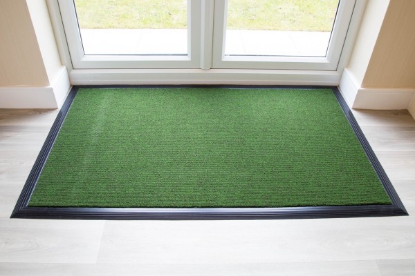 Luxury Hardwearing Modern Brush Rib Entrance Matting The Ideal