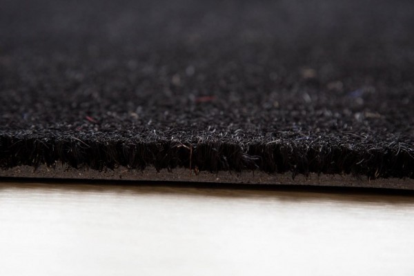 17mm Black Coir Entrance Mat 90cm X 60cm