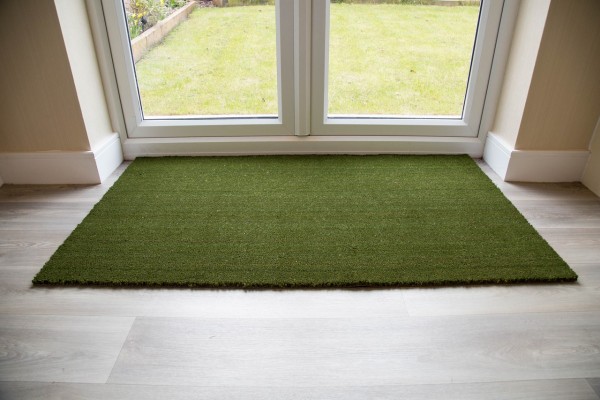 17mm Green Coir Entrance Mat Made To Measure